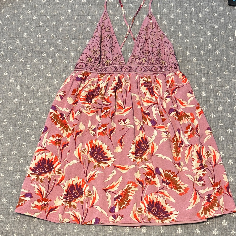 Xhilaration Pink Halter Dress